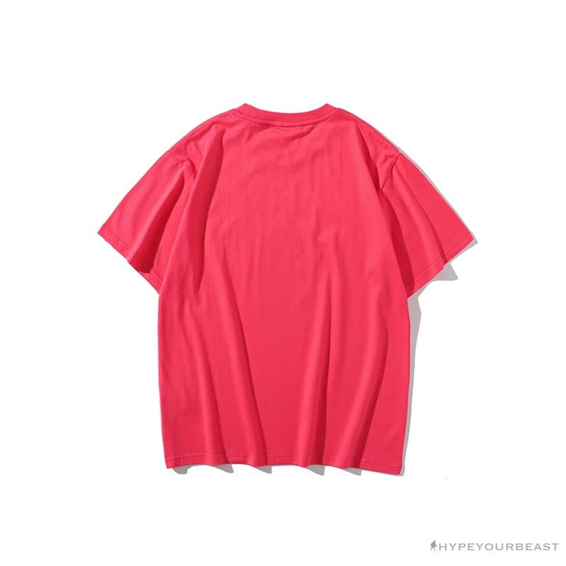 Hypeyourbeast BAPE Little Ape Head Colorful Classic Tee Shirt 'PINK' Clothes 2 Hypeyourbeast BAPE Little Ape Head Colorful Classic Tee Shirt 'PINK' Clothes