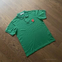 Hypeyourbeast CDG Polo Shirt Green