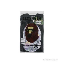 Hypeyourbeast Clothes BAPE Great Ape Head Symphony Lightning Tee Shirt 'BLACK'
