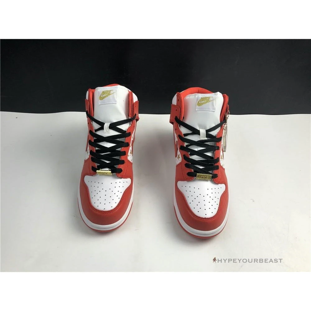 Hypeyourbeast Nike Dunk High X Supreme Red 9 Hypeyourbeast Nike Dunk High X Supreme Red