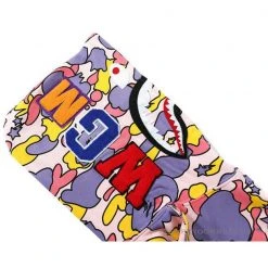 Hypeyourbeast BAPE Shark Head STA Star Camouflage Hoodie 'PINK'