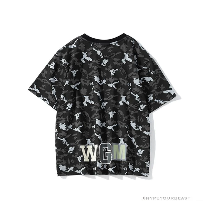 Hypeyourbeast BAPE Digital Pixel Camouflage Tee Shirt 'BLACK' Clothes 2 Hypeyourbeast BAPE Digital Pixel Camouflage Tee Shirt 'BLACK' Clothes