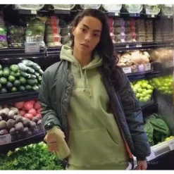 Hypeyourbeast Supreme Box Logo Hoodie Lime Green 6 Hypeyourbeast Supreme Box Logo Hoodie Lime Green