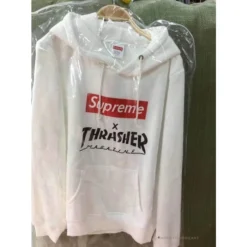 Hypeyourbeast Hoodies & Jackets Supreme X Thrasher Hoodie White