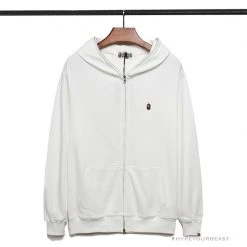 Hypeyourbeast Clothes BAPE Classic Ape Head Hoodie 'WHITE'