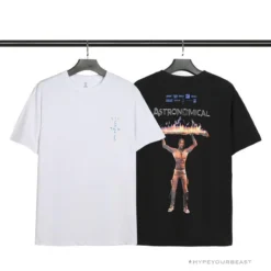 Hypeyourbeast OFF-WHITE Travis Scott Cactus Jack Tee Shirt 'BLACK'