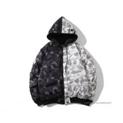 HypeYourBeast Clothes Bape Camo Hoodie White Black