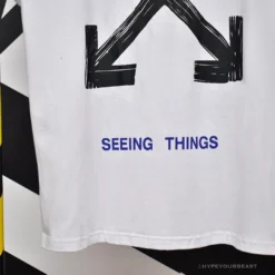 Hypeyourbeast OFF-WHITE Seeing Things Arrow Tee Shirt 'WHITE' T-Shirts
