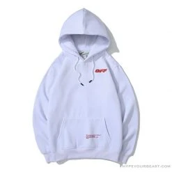 Hypeyourbeast OFF-WHITE CO VIRGIL ABLO Netherlands Museum Hoodie 'WHITE' Hoodies & Jackets