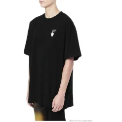 Hypeyourbeast T-Shirts OFF-WHITE Hand Shake Tee Shirt 'BLACK' 8 Hypeyourbeast T-Shirts OFF-WHITE Hand Shake Tee Shirt 'BLACK'
