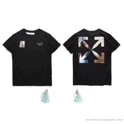 Hypeyourbeast T-Shirts OFF-WHITE The Kiss Tee Shirt 'BLACK'