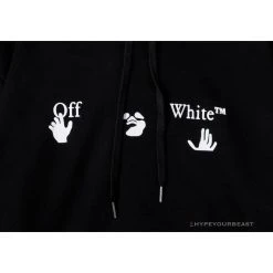 Hypeyourbeast Hoodies & Jackets OFF-WHITE Green Arrow Hoodie 'BLACK'