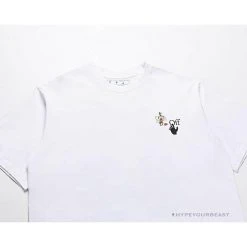 Hypeyourbeast T-Shirts OFF-WHITE Takashi Murakami Sunflower Tee Shirt 'WHITE'