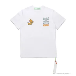 Hypeyourbeast T-Shirts OFF-WHITE Handsome Jerry Arrow Tee Shirt 'WHITE'