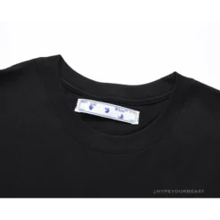 Hypeyourbeast OFF-WHITE Dimensional Arrow Angry Calf Tee Shirt 'BLACK' 23 Hypeyourbeast OFF-WHITE Dimensional Arrow Angry Calf Tee Shirt 'BLACK'