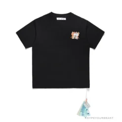 Hypeyourbeast OFF-WHITE Year Of The Ox Doraemon Arrow Tee Shirt'BLACK'