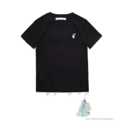 Hypeyourbeast T-Shirts OFF-WHITE Hand Shake Tee Shirt 'BLACK'