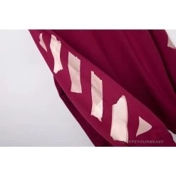 Hypeyourbeast OFF-WHITE Rubber Strip Arrow Long Sleeve Shirt 'WINE RED' Shirts