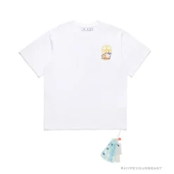 Hypeyourbeast T-Shirts OFF-WHITE Hawaiian Cow Arrow Tee Shirt "WHITE'