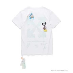 Hypeyourbeast OFF-WHITE Mickey Limited Arrow Tee Shirt 'WHITE'