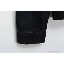 Hypeyourbeast OFF-WHITE Autumn And Winter New ️Back Blue Arrow Wash Denim Jacket Hoodies & Jackets