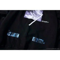 Hypeyourbeast OFF-WHITE Classic Wave Oil Painting Cotton Terry Long Sleeve Shirt 'BLACK' Shirts 18 Hypeyourbeast OFF-WHITE Classic Wave Oil Painting Cotton Terry Long Sleeve Shirt 'BLACK' Shirts