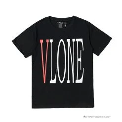 HypeYourBeast Vlone Black And Red Tee Shirt T-Shirts