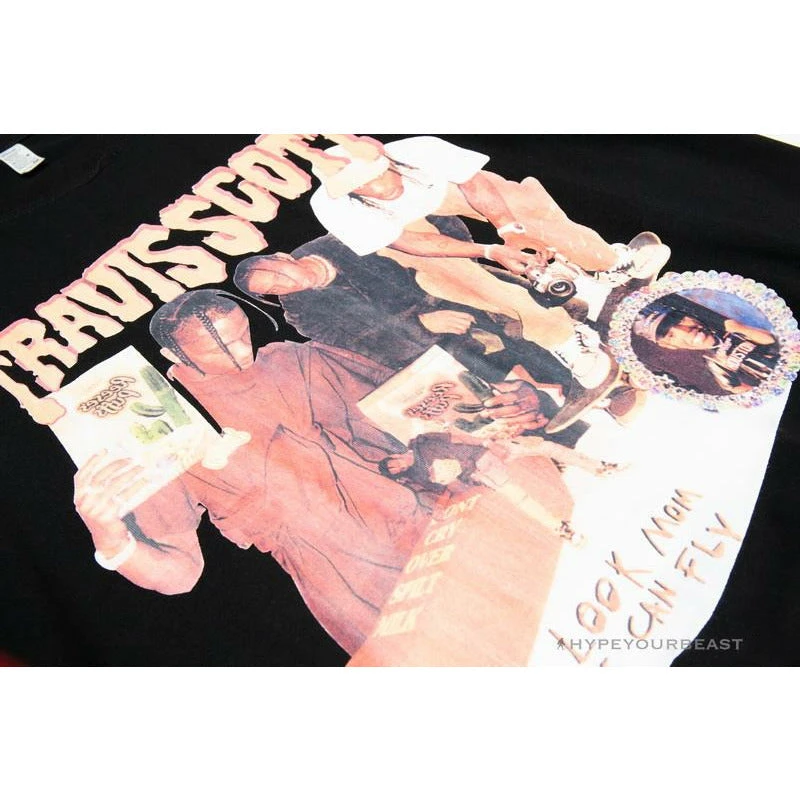 Hypeyourbeast OFF-WHITE Travisscott High Street Tee Shirt 'BLACK' 4 Hypeyourbeast OFF-WHITE Travisscott High Street Tee Shirt 'BLACK'