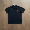 Hypeyourbeast CDG Polo Shirt Black Shirts