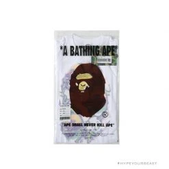 Hypeyourbeast Clothes BAPE Great Ape Head Symphony Lightning Tee Shirt 'WHITE'