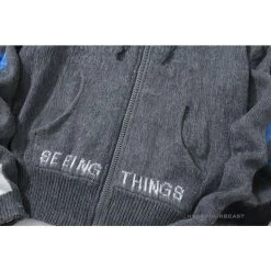 HypeYourBeast Hoodies & Jackets Off White Hoodie Grey Blue