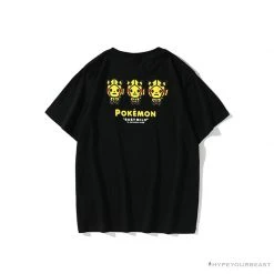 Hypeyourbeast BAPE Baby Milo Pocket Pikachu Tee Shirt 'BLACK'