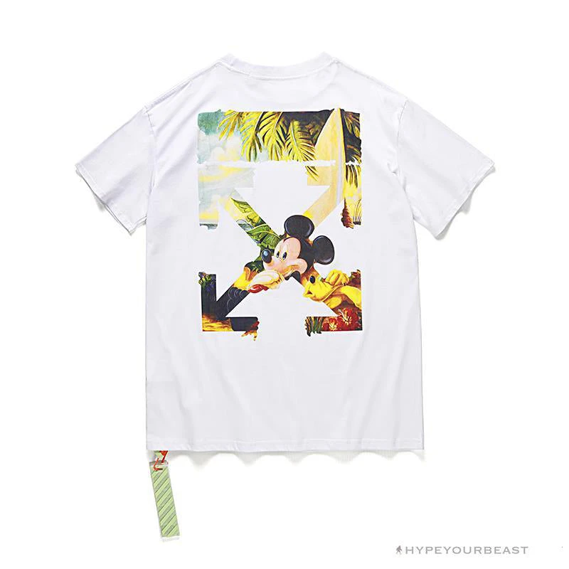 Hypeyourbeast T-Shirts OFF-WHITE Disney Spring X Summer Mickey With Pluto Tee Shirt 'WHITE' 2 Hypeyourbeast T-Shirts OFF-WHITE Disney Spring X Summer Mickey With Pluto Tee Shirt 'WHITE'
