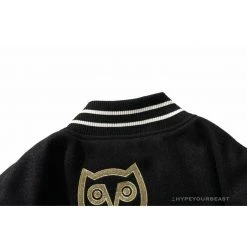 Hypeyourbeast BAPE OVO Patchwork Baseball Owl Jacket Clothes