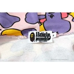 Hypeyourbeast BAPE Shark Head STA Star Camouflage Hoodie 'PINK'