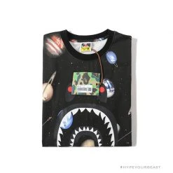 Hypeyourbeast BAPE Shark Head Planet Tee Shirt Clothes 24 Hypeyourbeast BAPE Shark Head Planet Tee Shirt Clothes