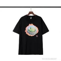 Hypeyourbeast OFF-WHITE Travis Scott Fortnite Peripheral Rap Tee Shirt "BLACK'