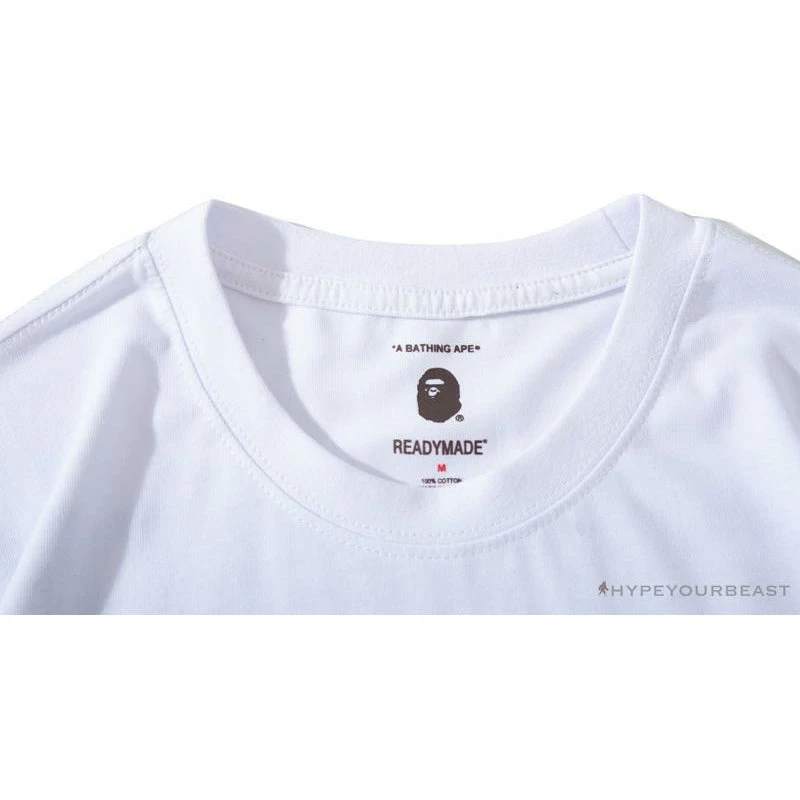 Hypeyourbeast BAPE Readymade Small Bee Camouflage Letter Tee Shirt 'BLUE' 3 Hypeyourbeast BAPE Readymade Small Bee Camouflage Letter Tee Shirt 'BLUE'