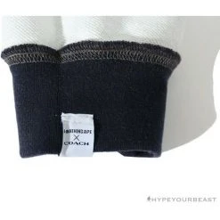 Hypeyourbeast BAPE X COACH Co-Branded Dark-Blue Hoodie Clothes