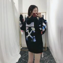 HypeYourBeast Hoodies & Jackets Off White Hoodie Vincent Van Gogh Black