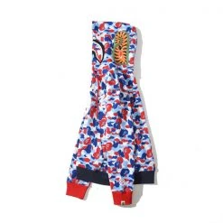 Hypeyourbeast Bape Hoodie Camo Blue Red