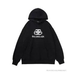 HypeYourBeast BCG BB Hoodie Black White Hoodies & Jackets