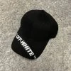 Hypeyourbeast Hats Off White Hat Black White