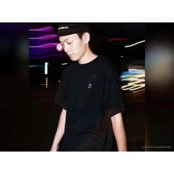 Hypeyourbeast Clothes BAPE Classic Embroidered Logo Ape Head Tee Shirt 'BLACK'