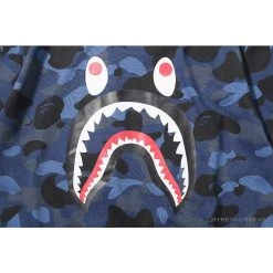 Hypeyourbeast BAPE Camouflage Shark Head Classic Cotton Short Sleeve Tee Shirt 'BLUE' Clothes 16 Hypeyourbeast BAPE Camouflage Shark Head Classic Cotton Short Sleeve Tee Shirt 'BLUE' Clothes