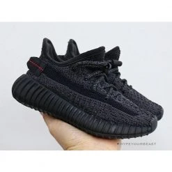 HypeYourBeast Adidas Yeezy Boost 350 V2 'Static Black Reflective' (Infant)