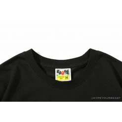 Hypeyourbeast BAPE Baby Milo Ring Colorful Kaleidoscope Tee Shirt 'BLACK' Clothes