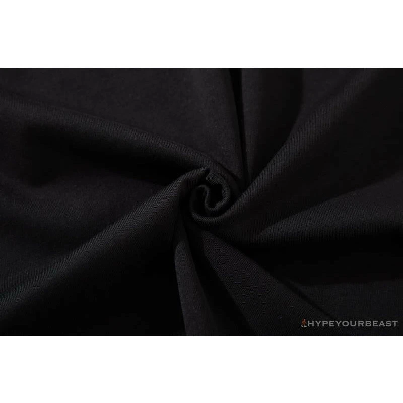 Hypeyourbeast BAPE Ape Man Head 28th Anniversary Camouflage Color Block Tee 'BLACK' 11 Hypeyourbeast BAPE Ape Man Head 28th Anniversary Camouflage Color Block Tee 'BLACK'