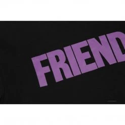 HypeYourBeast Shirts Vlone Purple Friends Shirt - Black