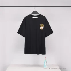 Hypeyourbeast OFF-WHITE Hawaiian Cow Arrow Tee Shirt 'BLACK'
